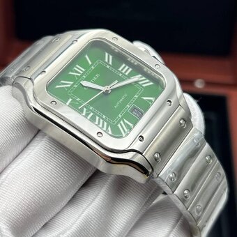 Hodinky Cartier Santos de Cartier s automatickým mechanizmom - 5