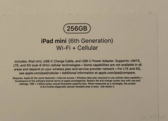 Apple iPad mini 6 WIFI+5g, 256GB - 5