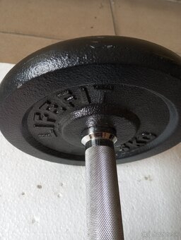 Liatinové nakladacie jednorúčky LIFEFIT 2x20kg - ČISTO NOVÉ - 5