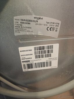Pracka Whirlpool (TDLR65230SSEU/N) - 5