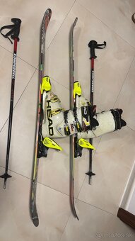 Detské freestyle lyže 125cm komplet set - 5