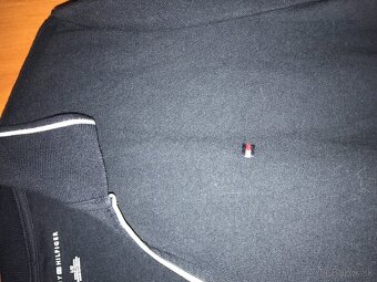 TOMMY HILFIGER originál tmavomodré damske saty L - 5