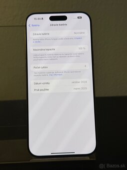 Predám Apple iPhone 16 PRO MAX 512GB Dezert Titanium - 5
