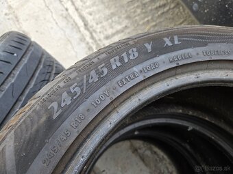 4x letné pneu 245/45r18 - 5