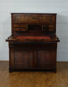 Písací stôl ” Biedermeier ” cca okolo 1870 . - 5