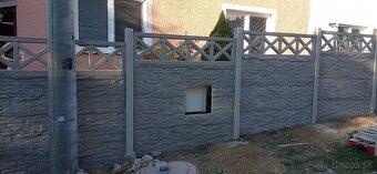 Realizácie oplotení z betónových panelov a 3D oplotení - 5