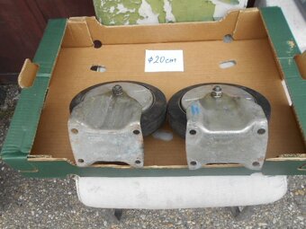 Kontajnerové otočné kolesá 4ks 200mm 960 kg Brzda - 5