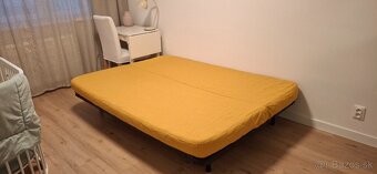Ikea nyhamn rozkladacia pohovka s pérovými vankúšmi - 5