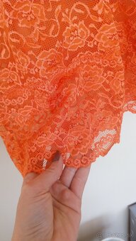 Nočná košieľka XL - oranžová - 5