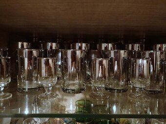 Dýmové sklo sada pohárov 34ks - 5