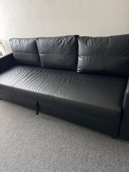 FRIHETEN Rozkladacia trojpohovka, Bomstad čierna - 5