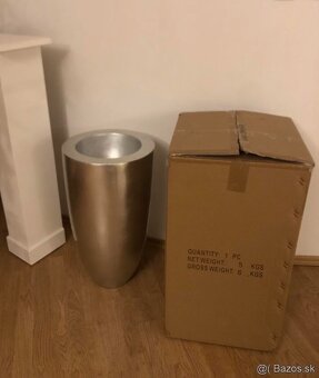 luxusna strieborna vaza 65cm - 55% - 5