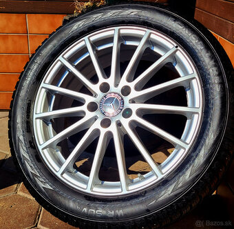 alu R18 5x112, senzory, zimné pneu 215/55 orig. Mercedes GLA - 5