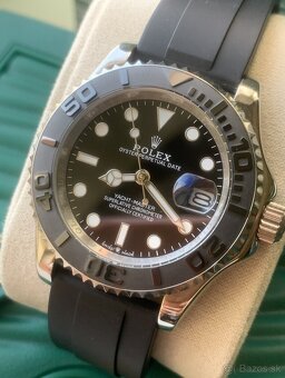 Rolex Yacht Master Oysterflex, Nové, 41mm, Čierne - 5