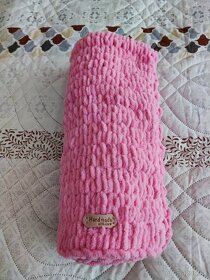 NOVÁ Ružová deka z Alize Puffy Fine - 5