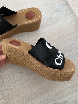 Šľapky Chloé čierne 38 - 5
