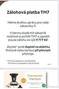 NEW ThermomixTM7 so zálohou 9777 CZK (cca 400 EUR) - 5