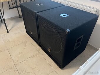 YAMAHA SW118V SUBWOOFER 18" + KOLIES - 5