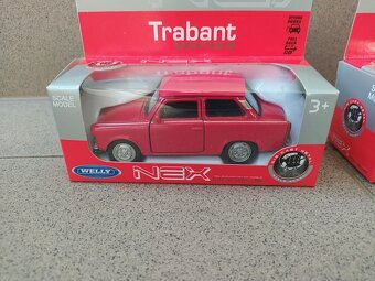 Predám model Trabant, dĺžka 14 cm - 5