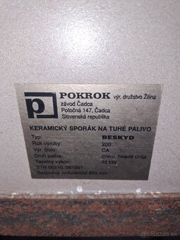 Predám kachle sporak - 5