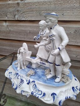 Starozitna porcelanova soška - 5