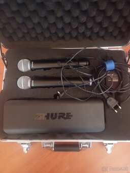 Shure BLX288E/SM58 Bezdratovy set K3:606 - 630Mhz - 5