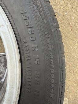 Alu kola - letné pneu - 195/60/R15 - 5