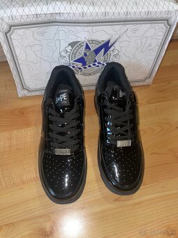 Bape Sta Low Patent Black - 5
