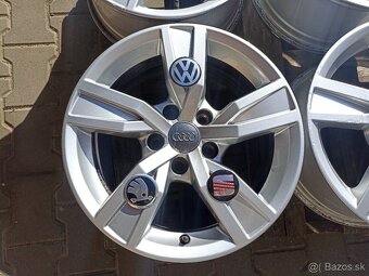 Originál alu disky Audi, Vw, Škoda, Seat, 5x112 R16 ET35 - 5
