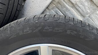 5x112 R17 original vw London+215/55R17Pirelli - 5
