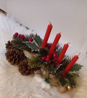 Adventný veniec, svietnik LACNO Košice - 5