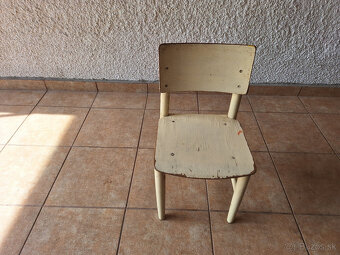 Detská drevená  stolička - 5