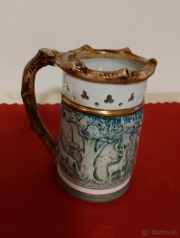 Krásny starožitný pohár/korbel s tajomstvom. 100% stav - 5