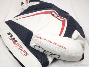 FLM Greyhound RED pánska dvojdielna moto kombinéza 54/52 XL/ - 5