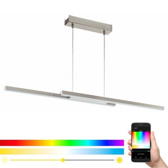 Eglo - LED RGB Stmievateľné svetlo a luster na lanku FRAIOLI - 5