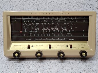 USA HALLICRAFTERS S-38EB Vintage Tube Shortwave SW Ham Radio - 5