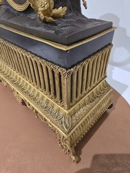 Krasne starožitný hodiny zlatene - 5