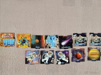 Nestlé figúrky, karty, puzzle, Kostíci magnetky - 5