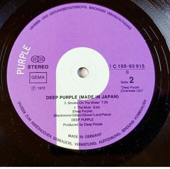 DEEP PURPLE - MADE IN JAPAN (2LP) - 5