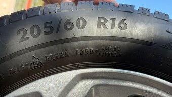 Hliníkové disky Ford 16” + zimné pneumatiky - 5