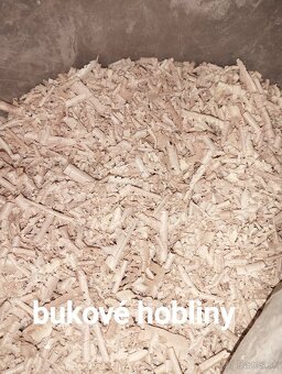 Bukové píliny pilovina štiepka ostružliny smrekové hobliny - 5