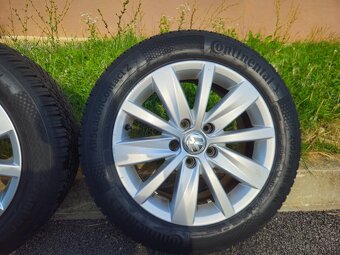 Originál VW hliníkové disky R16, 5x112 (Passat b7) - 5