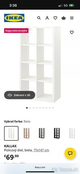 Predám skriňu a policu Ikea - 5