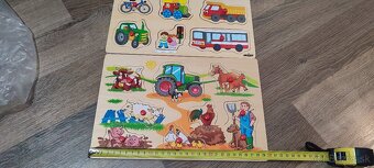 Drevené detské vkladačky 2ks - 5