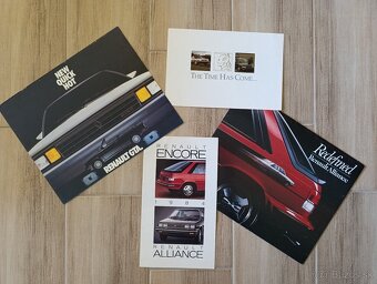 Prospekty Renault 50. až 90. léta. - 5