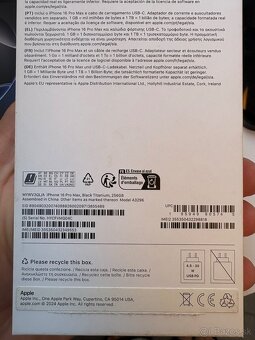 iPhone 16 PRO MAX, 256GB, Black Titanium - 5