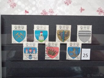 Poštové známky č.434 - ČESKOSLOVENSKO II. - 20 sérií - 5