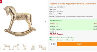 vianoce - hupaci konik 20x20cm - 5