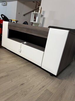 Konferenčný stolík masívny veľký / stolík - 5