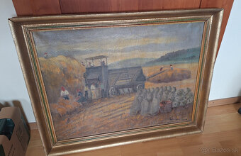 Obraz žatva - Olej plátno 80x60 - 5